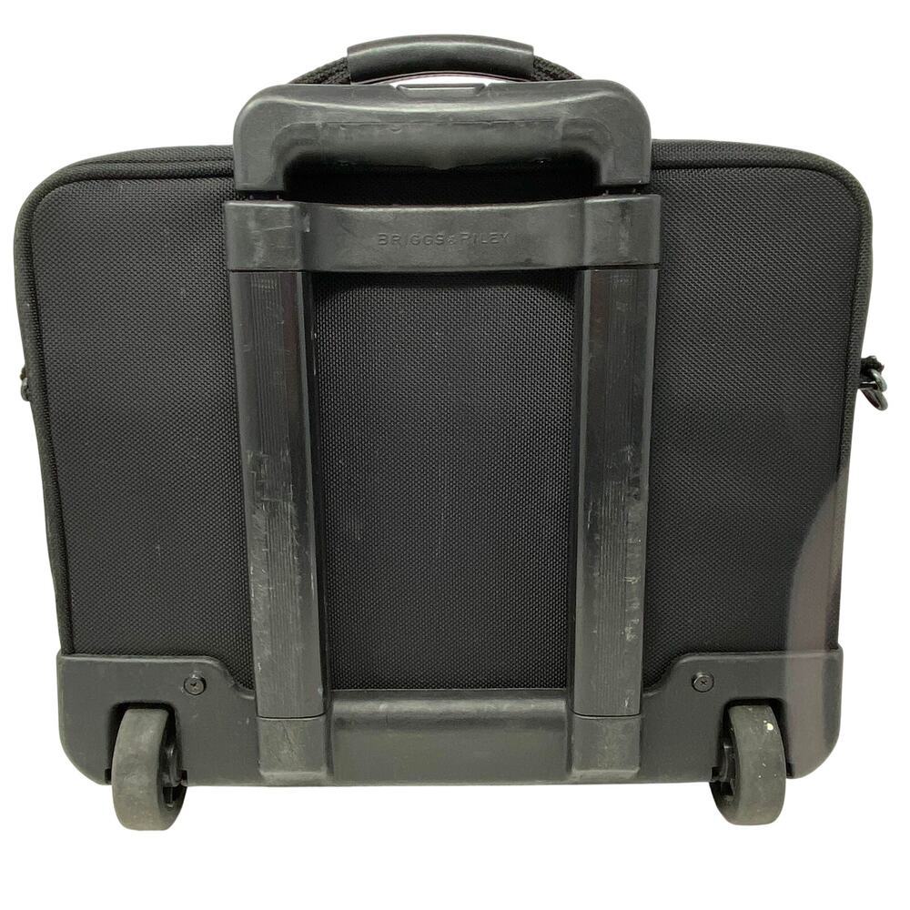 Briggs & Riley Baseline Rolling Cabin Bag Carry On Suitcase Black U114 - Picture 11 of 12
